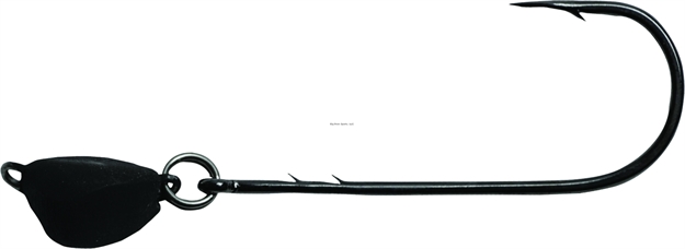 Picture of Owner Ultra Head Pivot Head Hook, Size 3/0, 3/8 Oz, Straight Shank, Black Chrome, 2 Per Pack