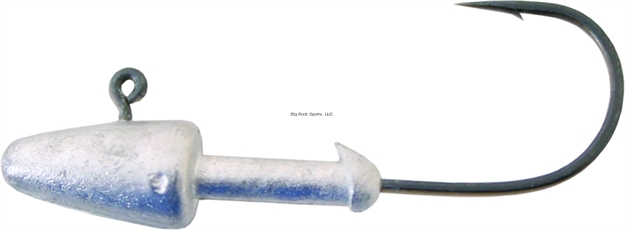 Picture of Owner Ultrahead Darter Jighead, 3/8 Oz, 2/0 Hook, Black Chrome, 4/Pack