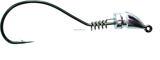 Picture of Owner Ultrahead Sled Jighead, 3/16 Oz, 2/0 Hook, Black Chrome, 4/Pack