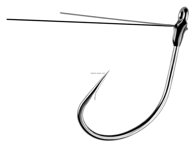 Picture of Owner Weedless Sniper Finesse Hook, Size 3/0, Silky Gray, 4Pk