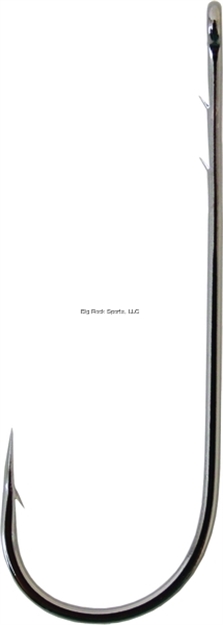 Picture of Owner Worm Hook With Cutting Point, Size 3/0, Straight Shank, Round Bend, Baitholder, Black Chrome, 5 Per Pack