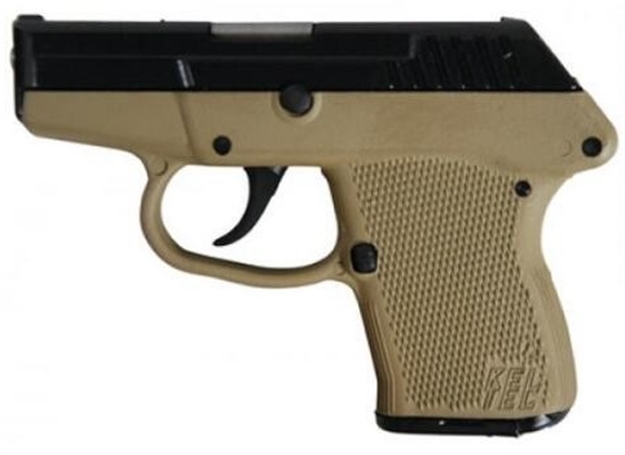 Picture of Kel-Tec P-32 32Acp 2.68" B/Tan FS Dao 1/ 7 P32BTAN