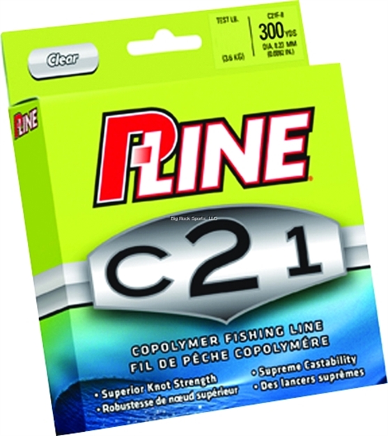 Picture of P-Line C21 Copolymer Fishing Line 6Lb 300Yd Filler Clear