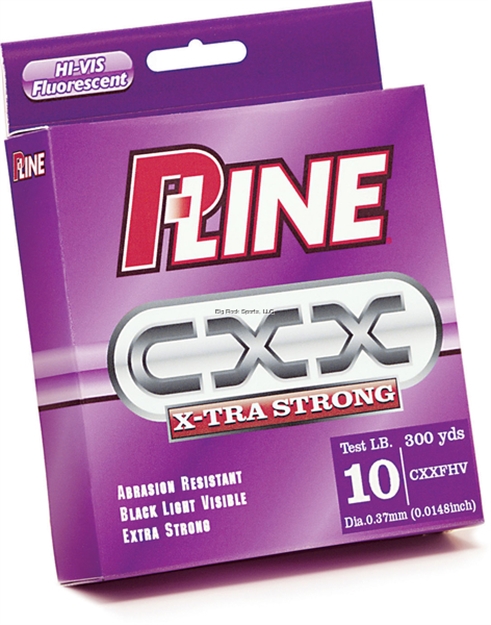 Picture of P-Line Cxx X-Tra Strong Mono Filler Spool 300Yds Clear Fluorescent Cxxfhv-8