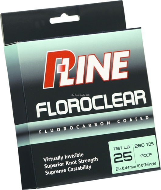 Picture of P-Line Floroclear Fluorocarbon Coated Mono 300Yds 25Lb Clear