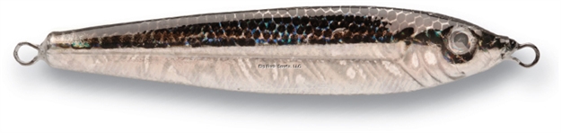 Picture of P-Line Laser Minnow Jig, 1/2 Oz, Silver Black