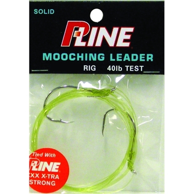 Picture of P-Line Salmon Mooching Leader Solid Tie 40Lb 5/0-6/0 W/Cxx Grn Strength