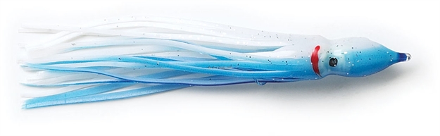 Picture of P-Line Sunrise Squid Skirt, 4 1/2", Blue/White, 5/Pack