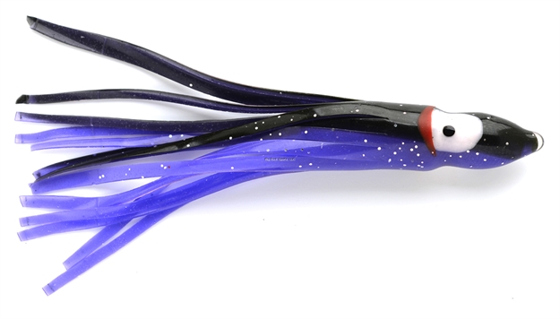 Picture of P-Line Sunrise Squid Skirt, 4 1/2" Light Purple Solid Black With Glitter