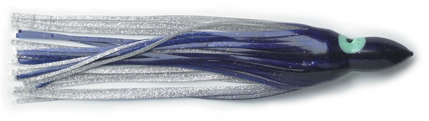 Picture of P-Line Sunrise Squid Skirt, 4 1/2", Purple/Clear/Silver Flake, 5/Pack