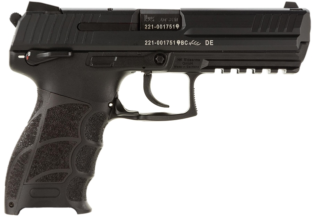 Picture of Heckler & Koch 81000133 P30ls V3 *Ma Compliant 40 S&W 10+1, 4.45" Black Polygonal Rifled Barrel, Black Serrated/Long Steel Slide, Black Polymer Frame W/Picatinny Rail, Black Finger Grooved Grip, Ambidextrous 734003LS-A5