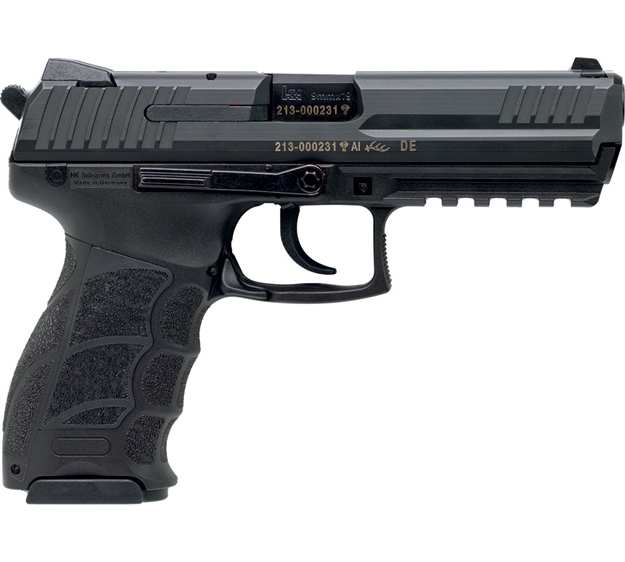 Picture of Heckler & Koch 81000129 P30s V3 *Ma Compliant 40 S&W 10+1, 3.85" Black Polygonal Rifled Barrel, Black Serrated Steel Slide, Black Polymer Frame W/Picatinny Rail, Black Finger Grooved Grip, Ambidextrous 734003S-A5 642230247383