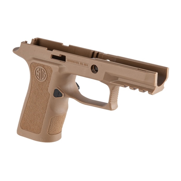 Picture of Sig Sauer Gripmodxc943smcoy P320 Grip Module X-Series Compact (Small Size Module), 9Mm Luger/40 S&W/357 Sig, Coyote Polymer, Fits Sig P320 (3.60" & 3.90") GRIP-MODX-C-943-SM-COY