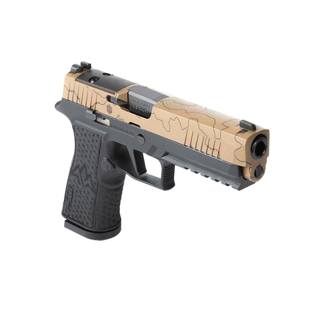 Picture of Sig Sauer P320 Xten Endure 10Mm 5" Xray3 (3)15Rd Tan Topo/Black 320X5-10-CXR3-CW-R2