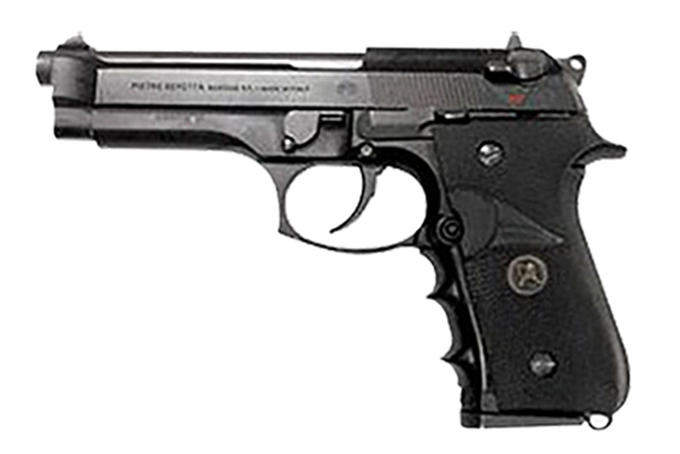 Picture of Pachmayr 02502 Signature W/Backstrap Pistol Grip Beretta 92Sb Black Rubber