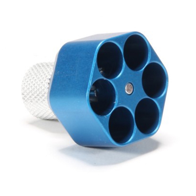 Picture of  Pachmayr 02655 Competition Speedloader Made OF Aluminum With Blue Finish For S&W N Frame Holds UP TO 6Rds 034337026556