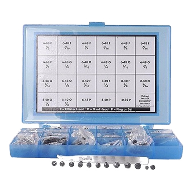 Picture of  Pachmayr 03054 Master Gunsmith Screw Kit Blue Universal 277 Pieces