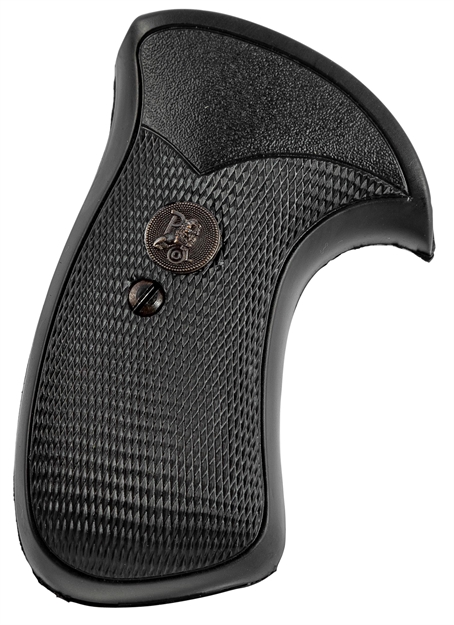 Picture of Pachmayr 03297 Compact Pistol Grip S&W N Frame Round Butt Black Rubber