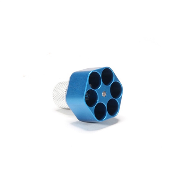 Picture of  Pachmayr 02654 Competition Speedloader Made OF Aluminum With Blue Finish For S&W L Frame Holds UP TO 6Rds