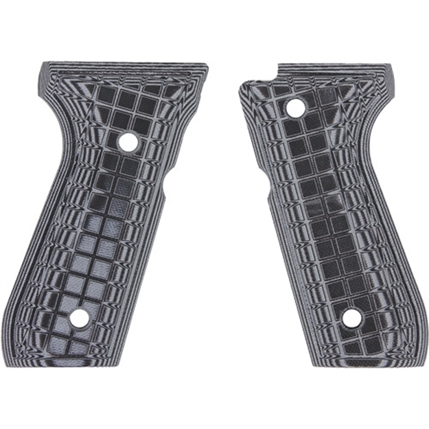 Picture of Pachmayr Dominator G10 Grips Beretta 92Fs Gray/Blk Grap