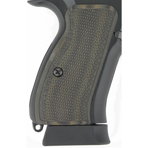 Picture of Pachmayr Dominator G10 Grips Cz75 Compact Grn/Blk Checkered