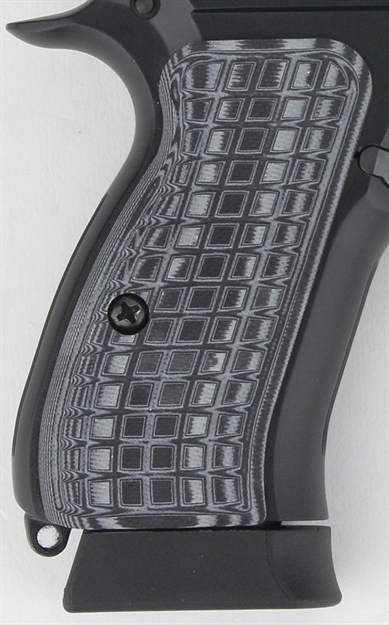 Picture of Pachmayr Dominator G10 Grips Cz75 Compact Gry/Blk Grappler