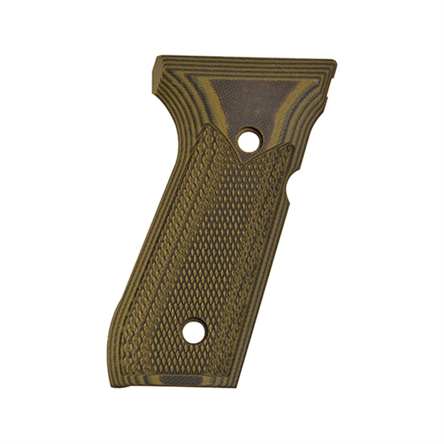 Picture of Pachmayr Dominator G10 Grips Beretta 92Fs Grn/Blk Checkered