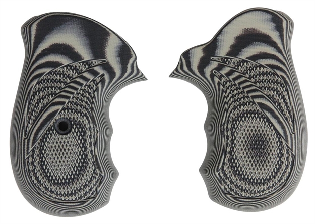 Picture of  Pachmayr 61221 Tactical Grip Checkered Black & Gray With Finger Grooves For Ruger Sp101