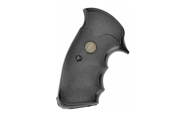 Picture of  Pachmayr 03250 Gripper Grip Checkered Black Rubber With Finger Grooves For S&W J Frame With Square Butt 034337032502