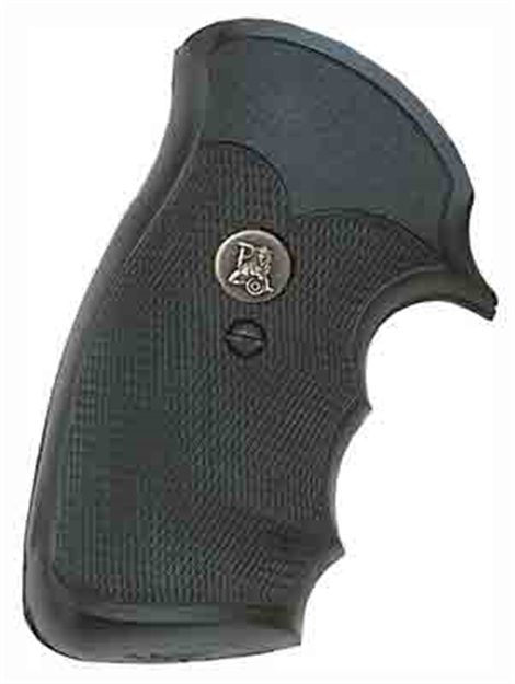 Picture of  Pachmayr 03175 Gripper Grip Checkered Black Rubber With Finger Grooves For Ruger Security-Six 034337031758