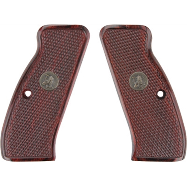Picture of Pachmayr Laminated Wood Grips CZ 75/85 Rosewood Checkered 63220