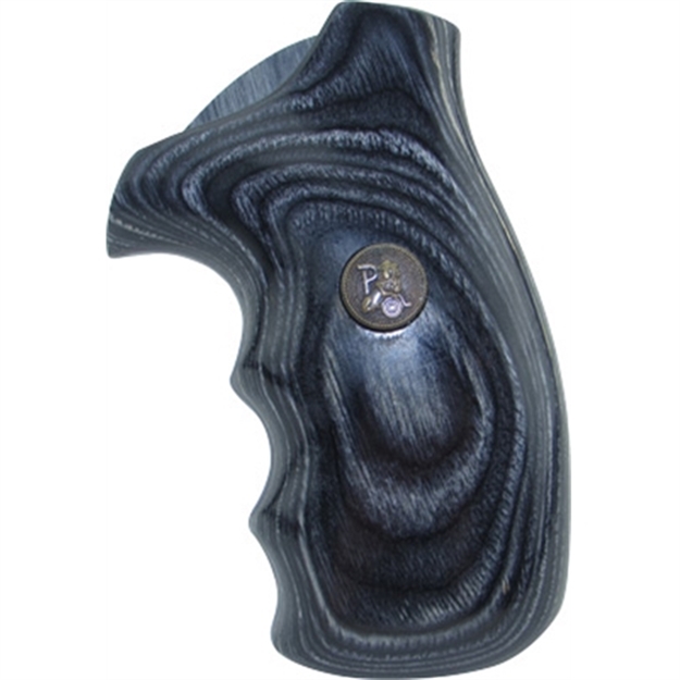 Picture of Pachmayr Laminated Wood Grips S&W N-Frame Rnd.Butt Blk/Gray 63051
