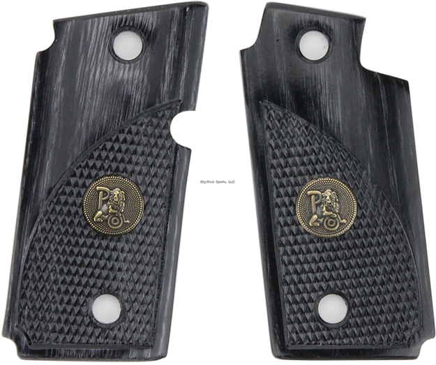 Picture of Pachmayr Laminated Wood Grips Sig P238 Blk/Gray Checkered