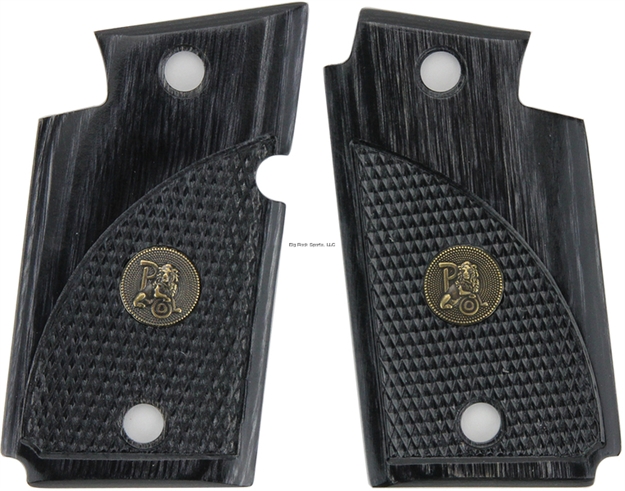 Picture of Pachmayr Laminated Wood Grips Sig P938 Blk/Gray Checkered