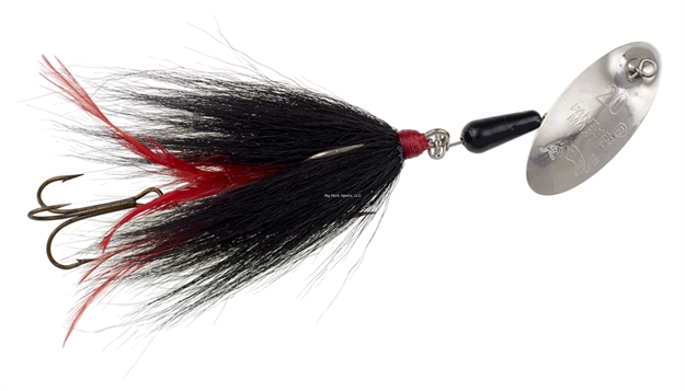 Picture of Panther Martin Big Eye Musky, Size 22 Spinner, Nickel Black And Red