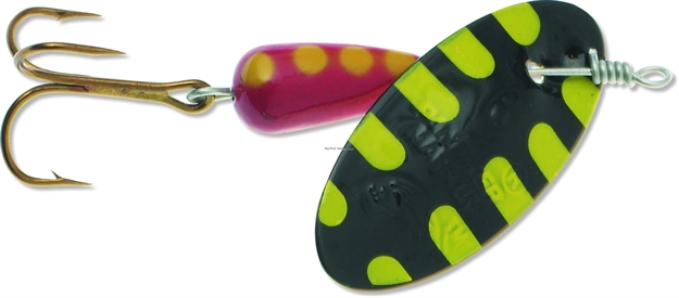 Picture of Panther Martin Classic Patterns In-Line Spinner, #2, 1/16 Oz, Salamander Black