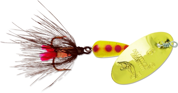 Picture of Panther Martin Classic Patterns In-Line Spinner, #4, 1/8 Oz, Regular Fly Gold & Brown