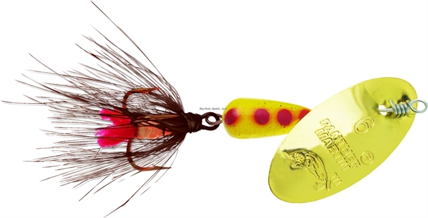 Picture of Panther Martin Classic Patterns In-Line Spinner, #6, 1/4 Oz, Regular Fly Gold & Brown