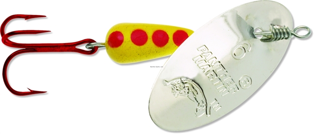 Picture of Panther Martin Classic Red Hook In-Line Spinner, #9, 3/8 Oz, Silver