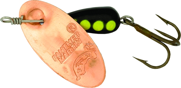 Picture of Panther Martin Classic Regular In-Line Spinner, #2, 1/16 Oz, Black & Yellow