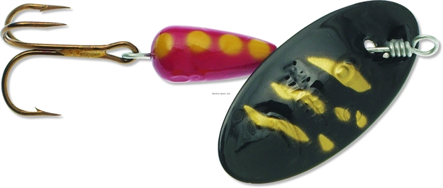 Picture of Panther Martin Classic Regular In-Line Spinner, #6, 1/4 Oz, Black Zebra