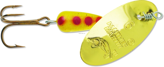Picture of Panther Martin Classic Regular In-Line Spinner, #6, 1/4 Oz, Gold & Yellow
