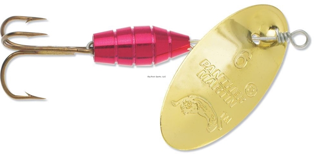 Picture of Panther Martin Deluxe Regular In-Line Spinner, #2, 1/16 Oz, Metallic Red & Gold