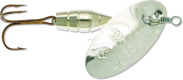 Picture of Panther Martin Deluxe Regular In-Line Spinner, #9, 3/8 Oz, Silver