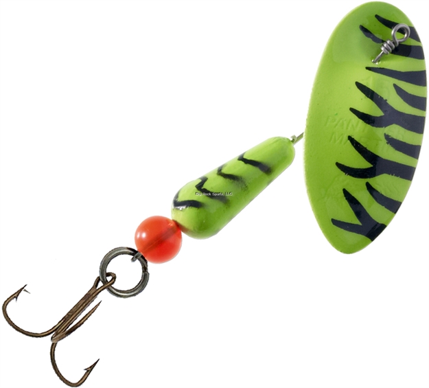 Picture of Panther Martin Fishseeuv In-Line Spinner, #12, 7/16 Oz, Lime Tiger