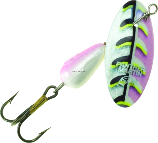 Picture of Panther Martin Fishseeuv Vibrant Image In-Line Spinner, #4, 1/8 Oz, Pink & White