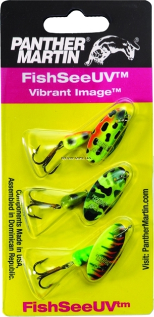 Picture of Panther Martin Fishseeuv Vibrant Image Spinner Kit, #4, 1/8 Oz, 3/Pack