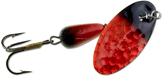 Picture of Panther Martin Hammered Fishseeuv In-Line Spinner, #6, 1/4 Oz, Salmon Black