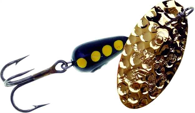 Picture of Panther Martin Hammered Scented Gold Heviscent Garlic Spinner, #1, 1/32 OZ