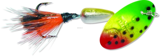 Picture of Panther Martin Holographic Fly In-Line Spinner, #1, 1/32 Oz, Firetiger & Orange Black